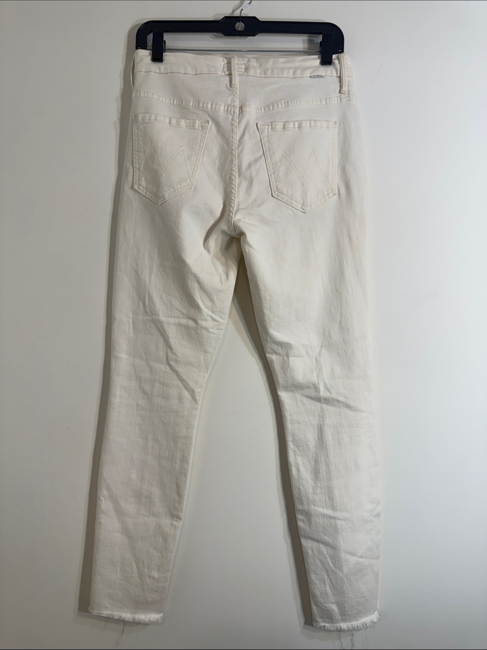 Mother Denim High Waisted Looker Ankle Fray Tea And Biscuits Wash Size 28 - Picture 5 of 9